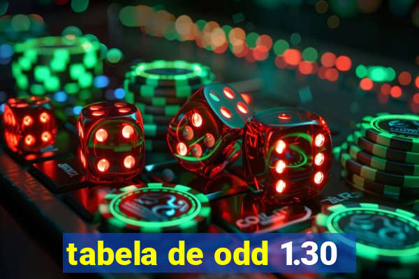 tabela de odd 1.30